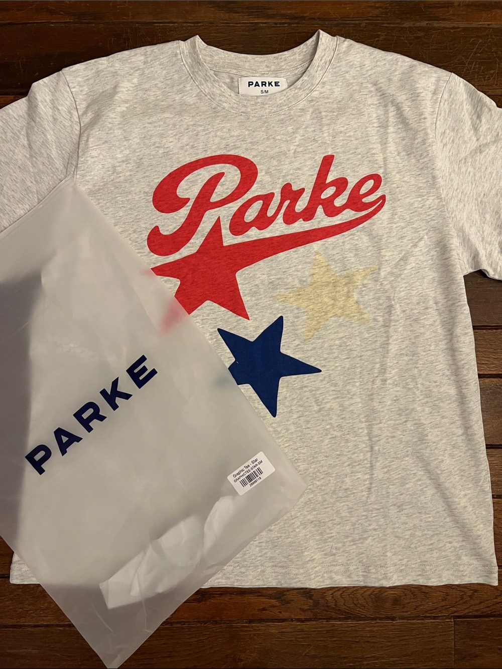 PARKE Star Graphic Tee Coastal Collection 2026 Size S/M NEW IN BAG